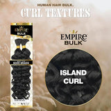 Sensationnel Empire 100% Human Hair - ISLAND CURL BULK 14''