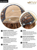 Envy By Alan Gia Mono Textured Bob Wig