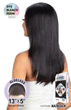 SHAKE N GO 100% VIRGIN REMY HUMAN HAIR GLOSSY GLUELESS FRONTAL WIG STRAIGHT 20"
