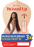 Outre X-pression - Twisted Up - Boho Box Braid Loose  Deep 28" 3X