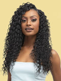 Janet Collection melt butter 100% Natural Virgin Remy Human Hair NATURAL DEEP 3PCS Value Pack