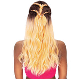 Janet Collection Braided Extended Lace Wig - SUNSHINE